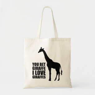 Vous avez parié le sac fourre-tout à girafes