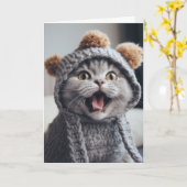 Vous avez quel âge ? Carte d'anniversaire pour cha (Fleur jaune)