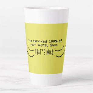Vous avez survécu 100% Mug - Citation Motivationne