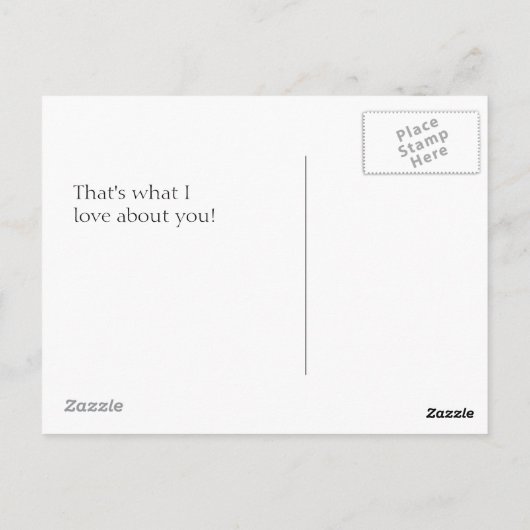 Vous Avez Toujours Été Une Carte Postale Différent (Dos)