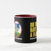 Vous avez une tasse de drapeau (Centre)