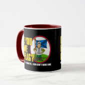 Vous avez une tasse de drapeau (Devant gauche)