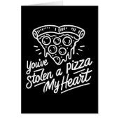 Vous avez volé une pizza Mon coeur - Amoureux de l (Devant)