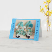 VOUS AVOIR POUR UNE CARTE D'ANNIVERSAIRE "TWIN" (Fleur jaune)