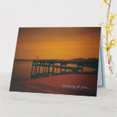 Vous ayant à l'esprit - Carte blanche (Fleur jaune)