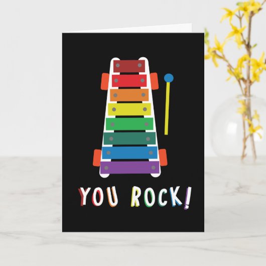 Vous basculez la carte de félicitations de (Fleur jaune)