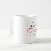 Vous basculez la tasse de bulle de la parole (Devant gauche)