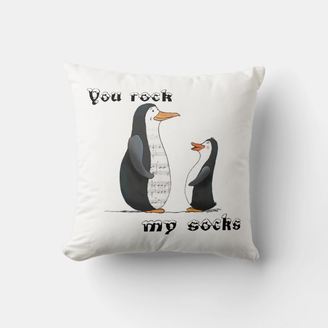 Vous basculez mon coussin de pingouin de (Recto)