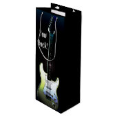 Vous basculez ! , Sac de cadeau de vin de guitare (Devant Angle)