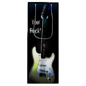 Vous basculez ! , Sac de cadeau de vin de guitare (Devant)