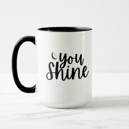 Vous Brille Lune Mug (Gauche)