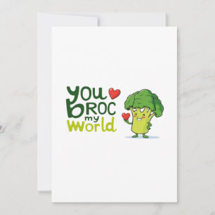 Vous broc mon monde carte personnalisée
