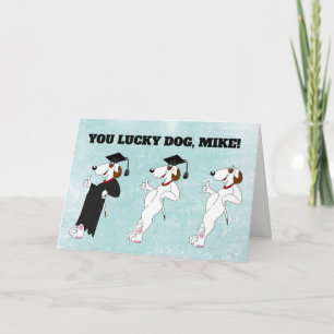 VOUS CHANCE CHIEN CARTE DE DIPLÔME PERSONNALISÉE