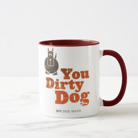 Vous chien sale - tasse de café (Droite)