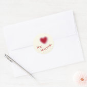 Vous Comptez Sticker Rond Coeur Gradient (Enveloppe)