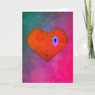 Vous détenez la clé de ma carte de vœux pliée