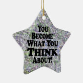 Vous devenez - ornement de Noël d'étoile (Droite)