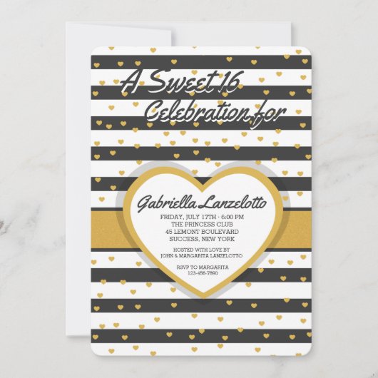 Vous Devez Avoir Une Invitation Coeur (Devant)