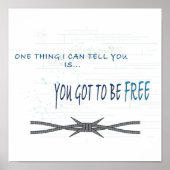 Vous devez être libre Poster (Devant)