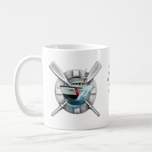 Vous devez sortir…. Tasse de café d'USCG (Gauche)