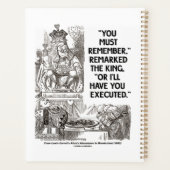 Vous devez vous souvenir ou je vous ferai exécuter (Dos)