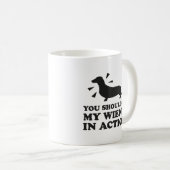Vous Devriez Mon Écran En Action Café Mug (Devant droit)