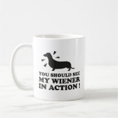 Vous Devriez Mon Écran En Action Café Mug (Gauche)