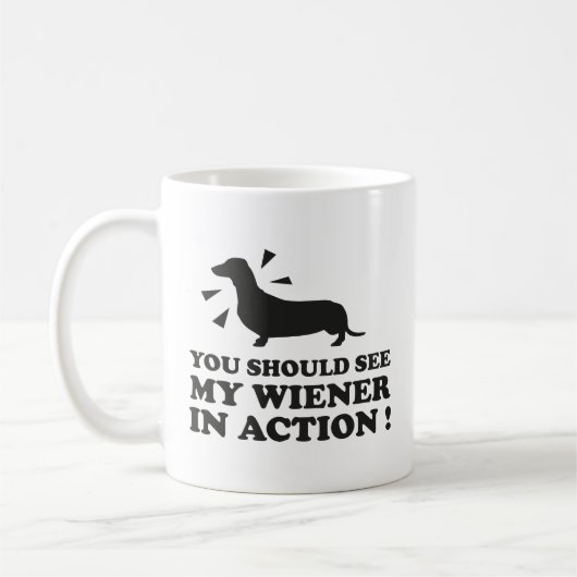 Vous Devriez Mon Écran En Action Café Mug (Gauche)