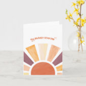 Vous Éclairez Chaque Jour Carte Soleil (Fleur jaune)