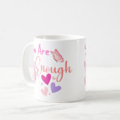 vous en avez assez, mug papillon rose, meilleurs a (Devant gauche)