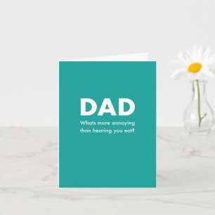 Vous entendez mâcher la carte Papa Misophonie