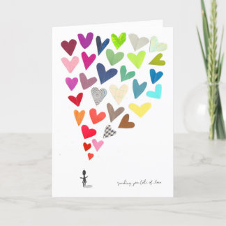 Vous envoyer beaucoup de carte d'amour