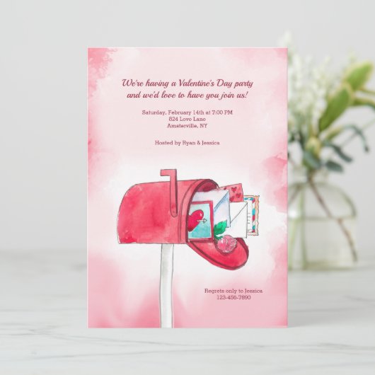 Vous envoyer une invitation d'amour (Debout devant)