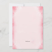 Vous envoyer une invitation d'amour (Dos)