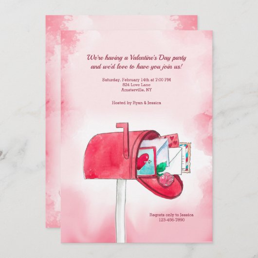 Vous envoyer une invitation d'amour (Devant / Derrière)