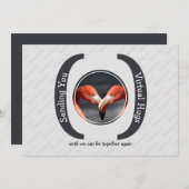 VOUS ENVOYER VIRTUAL HUGS Photo GRAY Carte de voeu (Devant / Derrière)