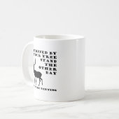 Vous Envoyiez des Textos Drôle de Chasse Mug (Devant gauche)