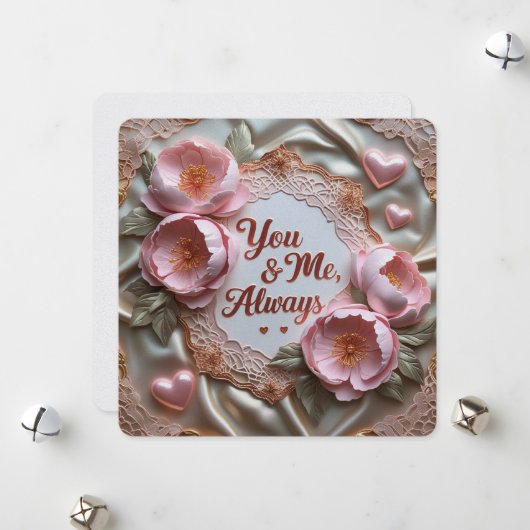 Vous et moi, cartes toujours valentine (Devant/Arrière en situation)