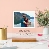 Vous et moi Photo et texte personnalisé (Mariage)