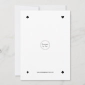 VOUS ÊTES ACES Las Vegas Style Carte de remercieme (Dos)