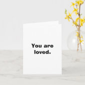 Vous êtes adoré carte de note (Fleur jaune)