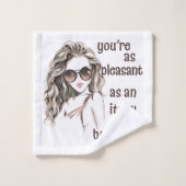 Vous êtes agréable (Gant de toilette)