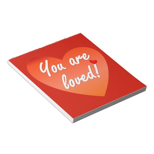 Vous êtes aimé Bloc-notes (Incliné)