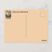Vous êtes aimé Carte postale (Dos)