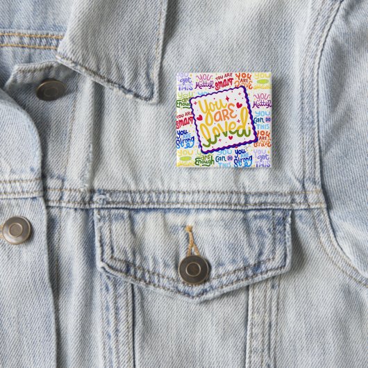 Vous Êtes Aimés ! Badge (En situation)