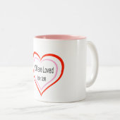 Vous êtes aimés, tasse (Devant droit)