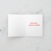 Vous êtes ainsi carte pour notes de carte d'amour (Intérieur)