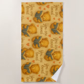 Vous Êtes Amoureux - Cosy Bear Lecture Serviette D (Devant)