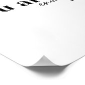 Vous êtes assez | Affiche d'information (Coin)