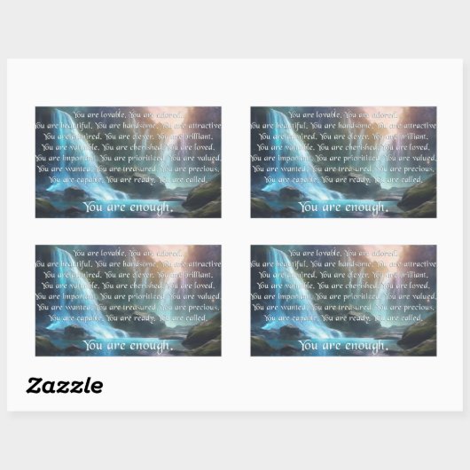 Vous Êtes Assez - autocollants (Feuille)